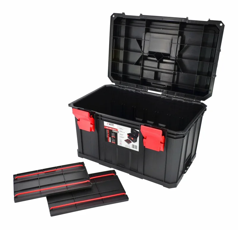 Modular - Gereedschapskoffer - Compartimenten - 530x355x310mm de AWTOOLS, Noir, Bleu – image du produit