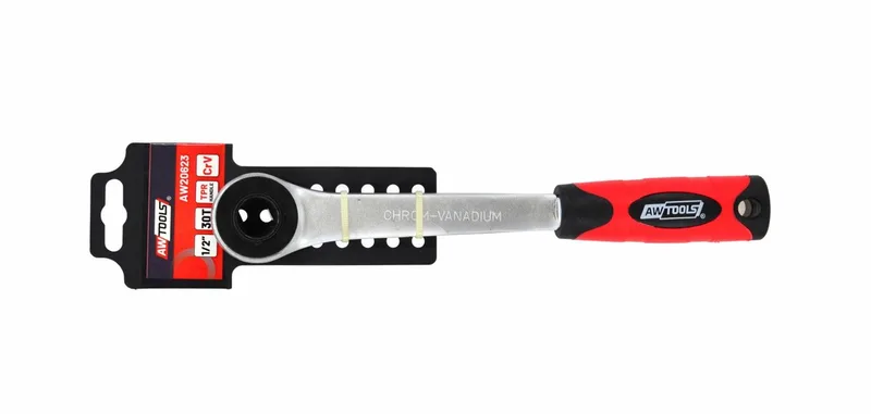 Ratelsleutel 1/2" voor Leidingkoppelingen - AW20623 van AWTOOLS, Rood – productafbeelding