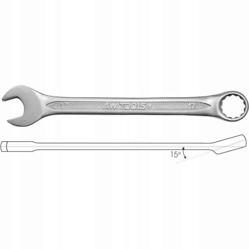 Ring- en Dopsleutel 17mm - 210mm CrV Staal van AWTOOLS – productafbeelding