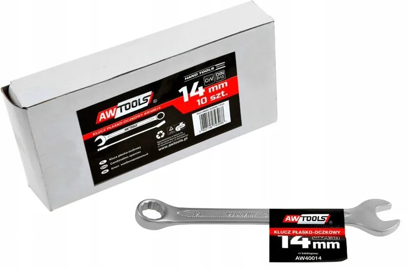 Ringsleutel 12mm CrV DIN 3113 van AWTOOLS – productafbeelding