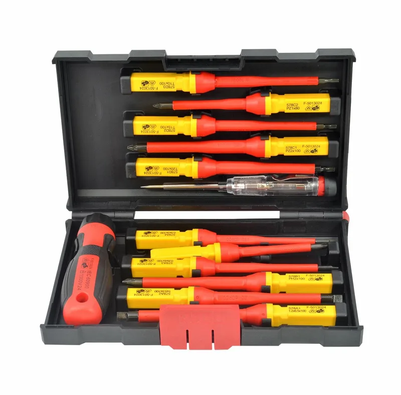 Serie - Geïsoleerde Schroevendraaierset - 1000V - VDE - Staal S2 by AWTOOLS, Red – product image