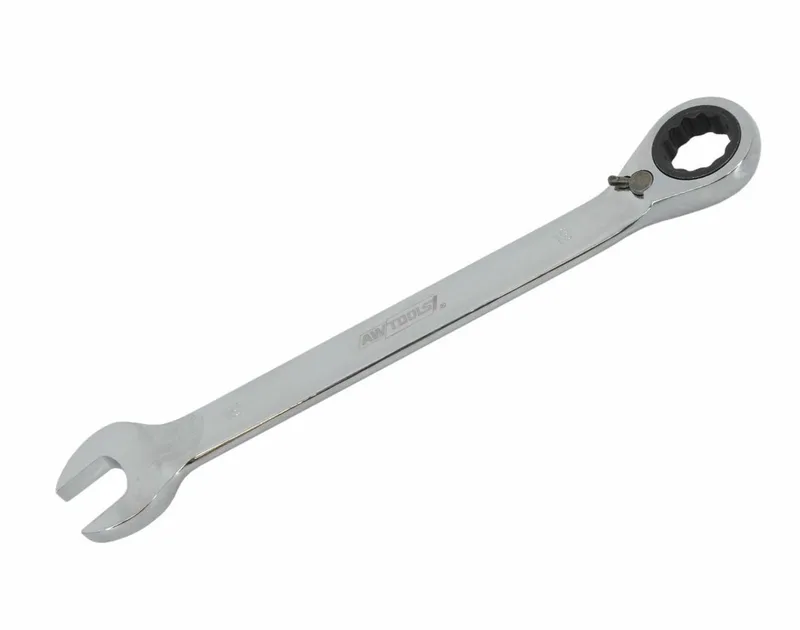 Serie - Steeksleutel met Ratchet - 18mm - Richtingsschakelaar - CrV Staal de AWTOOLS – image du produit