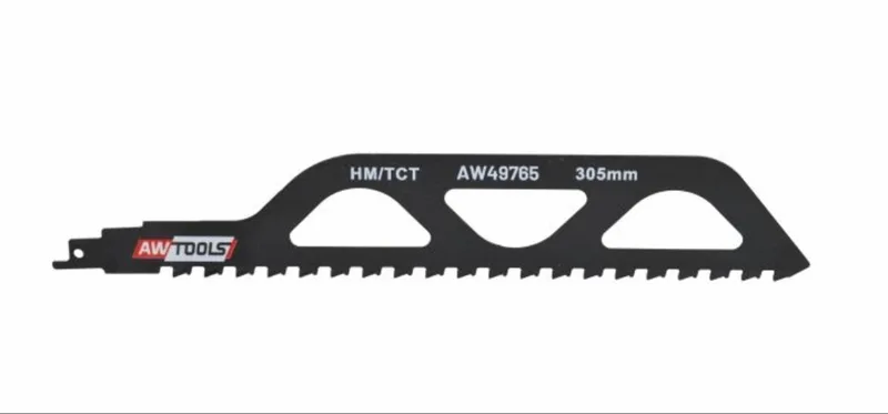 Serie - Zaagblad voor Reciprozagen - 305mm - TCT-Tanden - Universele As fra AWTOOLS – produktbillede