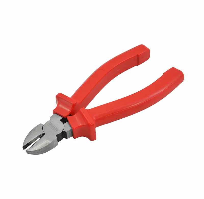 Serie - Zijsnijtang - 160mm - Ergonomische Handgreep - Inductief Geharde Bladen de AWTOOLS, Rouge – image du produit