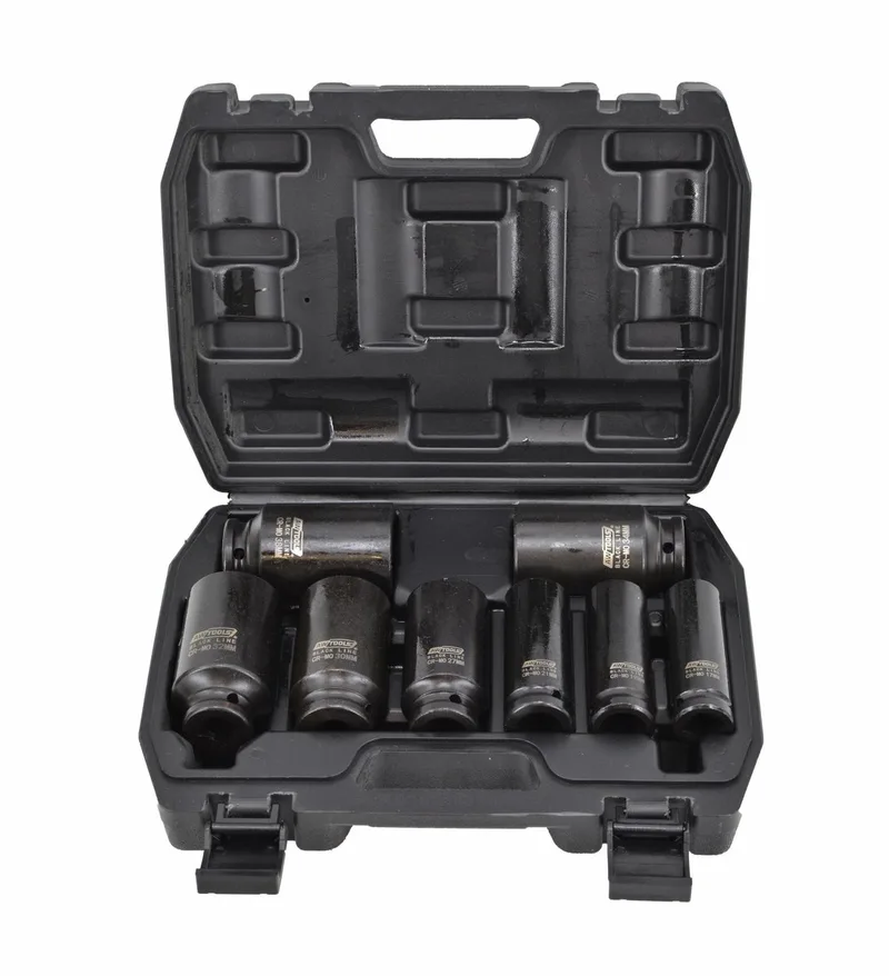 Slagmoersleutel Set - Lange Doppen - 1/2" - 8 stuk by AWTOOLS – product image
