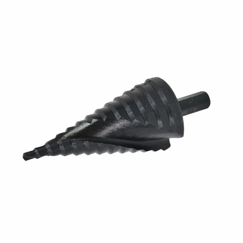 Stapsgewijs Spiraalboor - 4-32mm - HSS Staal - AlCrN Zwarte Coating by AWTOOLS – product image
