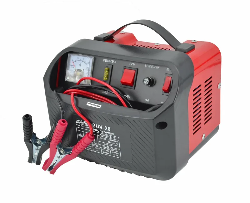 SUV-20 Black Line - Acculader - 12V/24V - Maximaal 20A - Voor Zware Voertuigen de AWTOOLS – image du produit