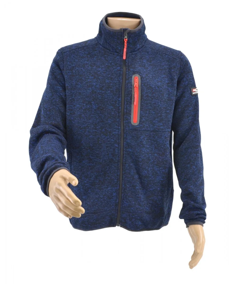 T2 - Fleece Werkvest - Micropolar - Borstzak & Kinbescherming - Marineblauw de AWTOOLS, Bleu foncé, XXL – image du produit