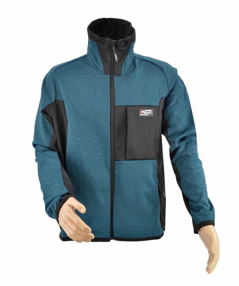 T5 Serie - Polaire Sweater - Petrol - L - Professioneel von AWTOOLS, Blau, Grün – Produktbild