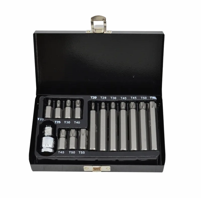 TORX Bit Set - 15 Delig - Staal S2 by AWTOOLS, Black – product image