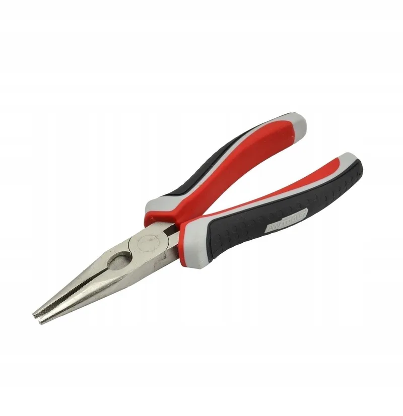 Verlengde Telefoon Tang Recht 160mm AW - Precisie en Grip de AWTOOLS, Noir – image du produit