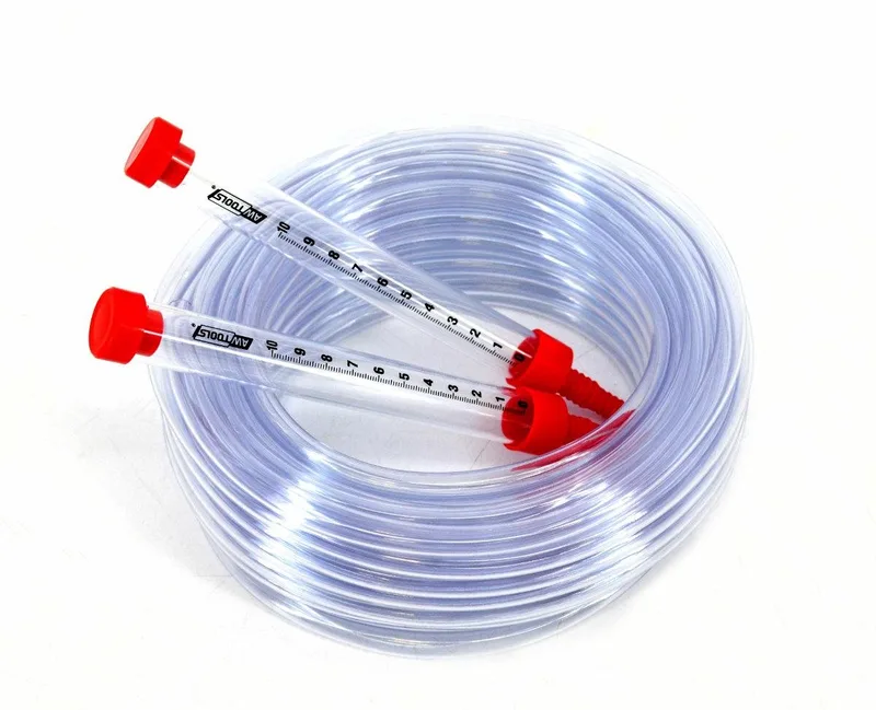 Waterpas - Slangwaterpas - 25m - PVC Materiaal van AWTOOLS, Transparant – productafbeelding
