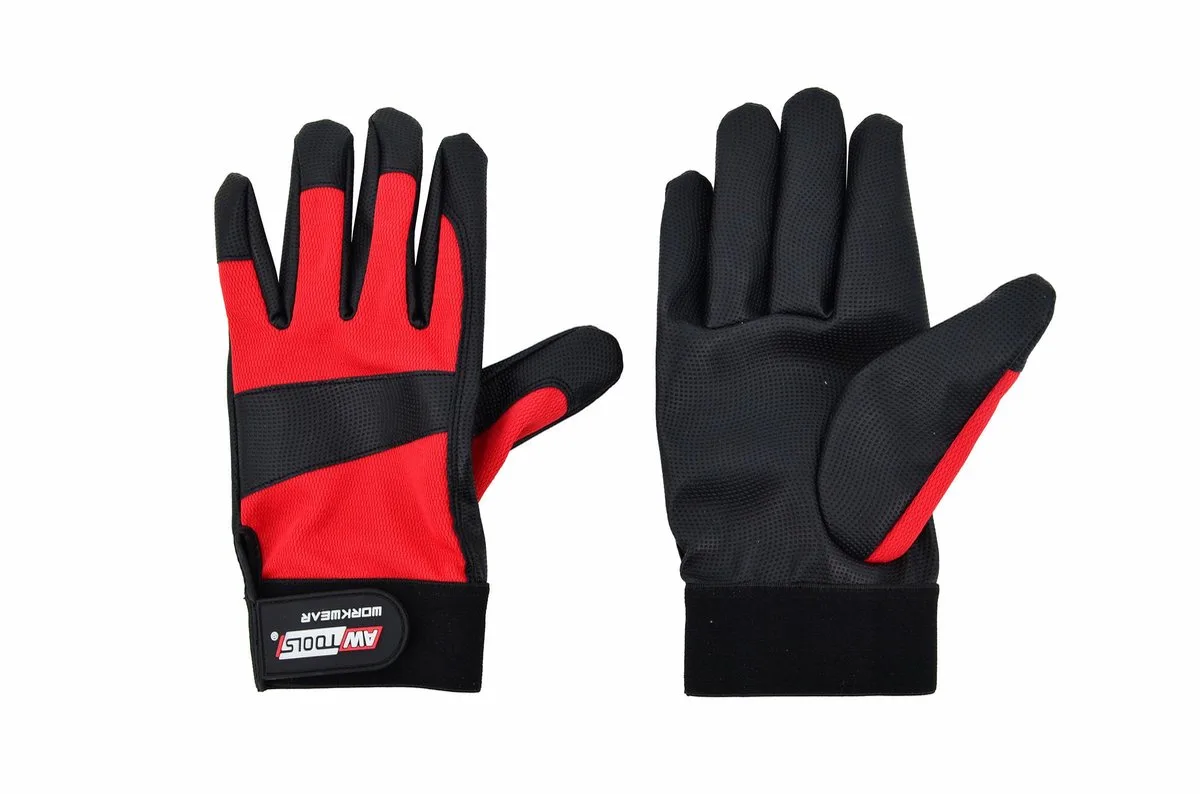 Werkhandschoenen - Standaard - Categorie I de AWTOOLS, Noir, Rouge, 11/XXL – image du produit