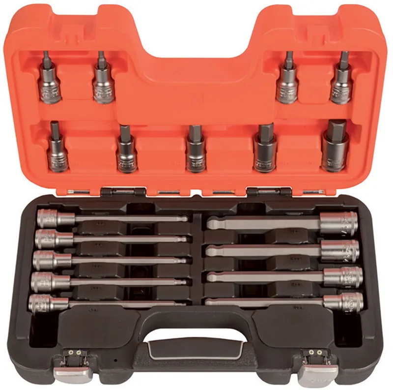 1/2´´ Hex Tips 18 Unidades Dopsleutelset de Bahco, Orange – image du produit