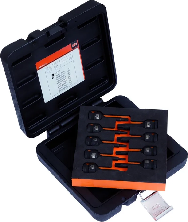 1-2 schroevendraaier slagdopsleutel torx 9 | BBR203P9 fra Bahco – produktbillede