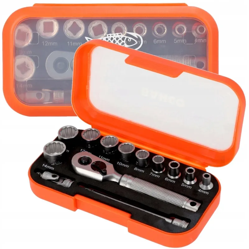 13-delige 1/4" inbussleutelset, S13MC10.5 von Bahco, Orange – Produktbild