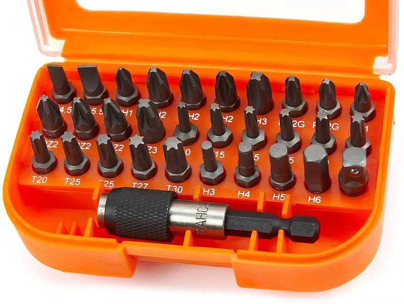 59/S31B bitset, 31-delig in kunststof doosje, met adapter von Bahco – Produktbild