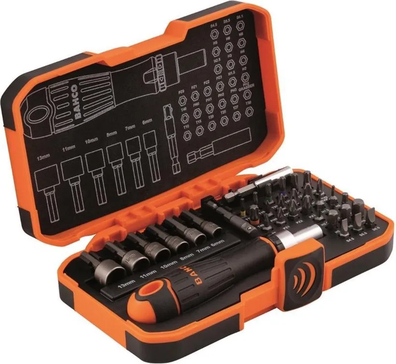 59/S36BCR Ratelschroevendraaier ¼ ”en bitset, 36-delig by Bahco – product image