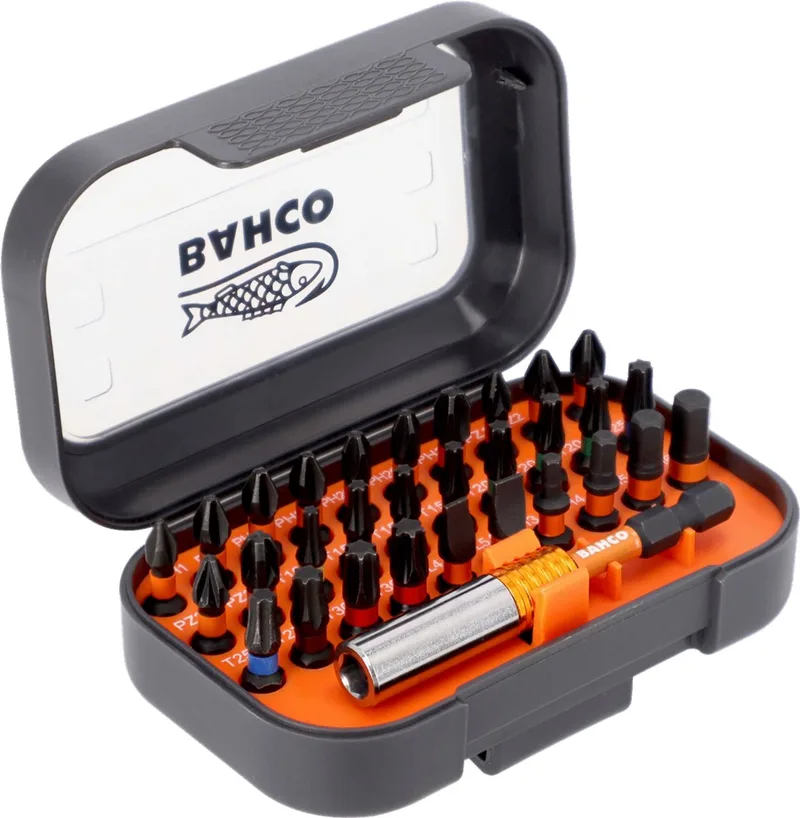 66IM/31C-1 | 1/4" Impact Torsie Bit Set | Voor Sleuf/ Phillips/Pozidriv/TORX®/Hex Head Schroeven | 31 stuks - 66IM/31C-1 de Bahco – image du produit