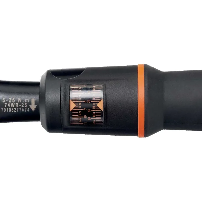 74WR-25 Momentsleutel Met ratel, Met doorsteekvierkant, Uitschakelend, Voor insteekgereedschap 5 - 25 Nm de Bahco, Kleurloos – image du produit 4 sur 6