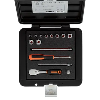 A6716dm 1/4´ ´ Dopsleutel-en Ratelset 15 Stukken by Bahco – product image 2 of 3