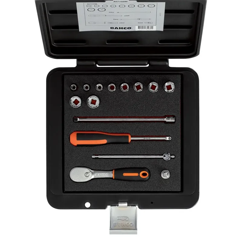 A6716dm 1/4´ ´ Dopsleutel-en Ratelset 15 Stukken by Bahco – product image 2 of 3