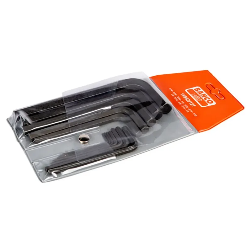 And Imperial Key Set With Phosphate Finish 1/16´´-1/2´´ Inbussleutelset 12 Eenheden de Bahco – image du produit