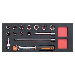 Jeu De Douilles Et De Cliquet 1/2´´ 1-3 Fit&go 15 Pièces de Bahco – image du produit 2 sur 3