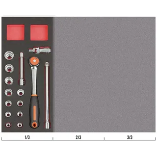 Jeu De Douilles Et De Cliquet 1/2´´ 1-3 Fit&go 15 Pièces de Bahco – image du produit 3 sur 3