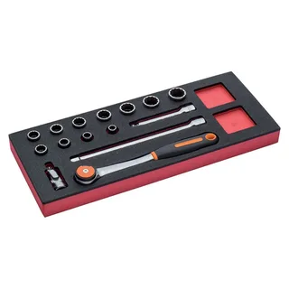 Jeu De Douilles Et De Cliquet 1/2´´ 1-3 Fit&go 15 Pièces de Bahco – image du produit 1 sur 3