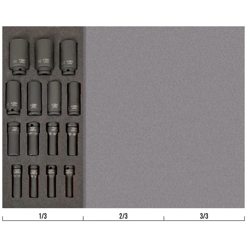 Bahco 1/2´´ Long Series Set In Foam Tray 1-3 Fit&go Dopsleutelset 15 Eenheden von Bahco – Produktbild 3 von 3