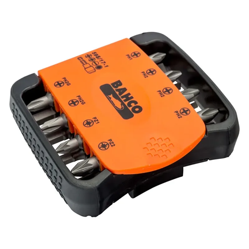 Bahco 1/4´´ Bitset Voor Phillips Pozidriv Sleufkop-en Inbusschroeven 27 Mmx73 Mmx82 Mm 17 Eenheden fra Bahco – produktbillede