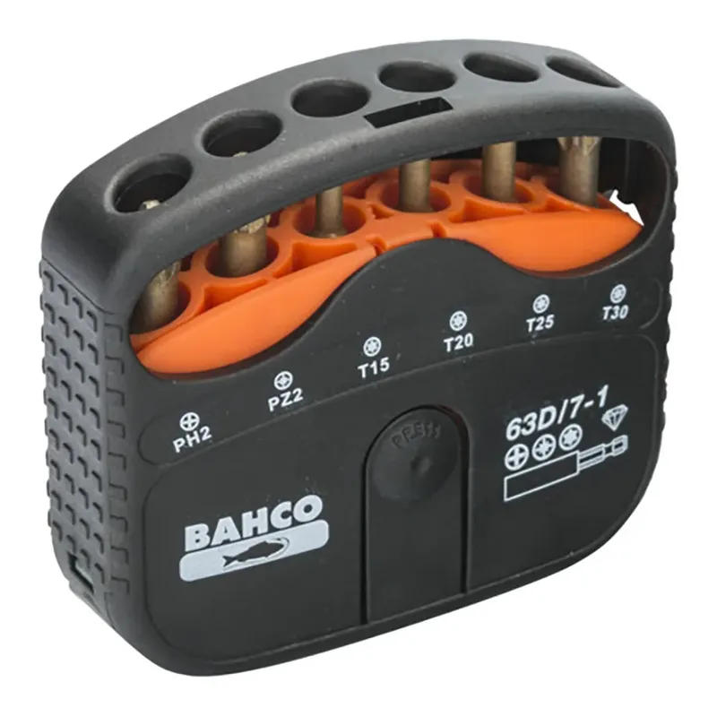 Bahco 1/4´´ Diamant-bit-set Mit Bithalter Für Phillips-pozidriv-und Torx®-schrauben by Bahco – product image