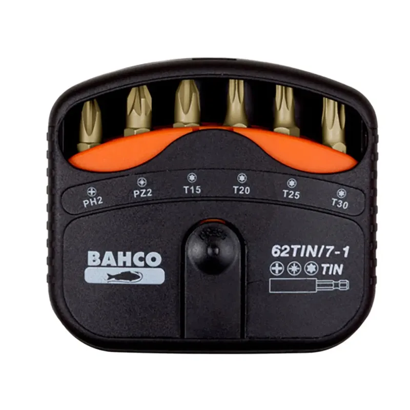 Bahco 1/4´´ Momentbitsæt Til Phillips Pozidriv-og Torx®-skruer 22 Mmx65 Mmx75 Mm 7 Enheder fra Bahco – produktbillede