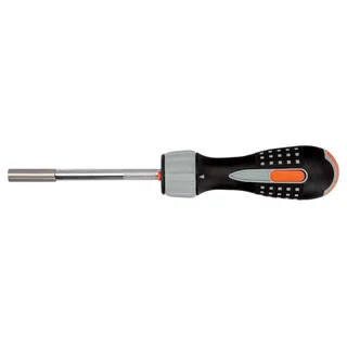 Bahco 1-4´´ Hex Screwdriver With Led Light And Ratchet For Phillips Pozidriv And Slotted 135 Mm Platte Schroevendraaier de Bahco – image du produit 1 sur 6