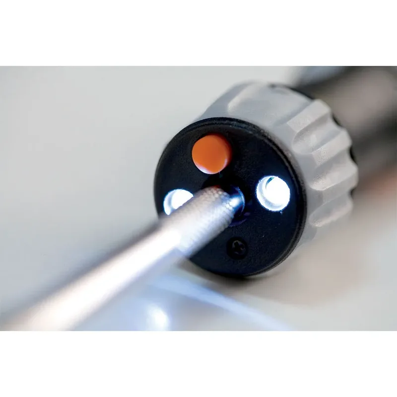Bahco 1-4´´ Hex Screwdriver With Led Light And Ratchet For Phillips Pozidriv And Slotted 135 Mm Platte Schroevendraaier de Bahco – image du produit 6 sur 6