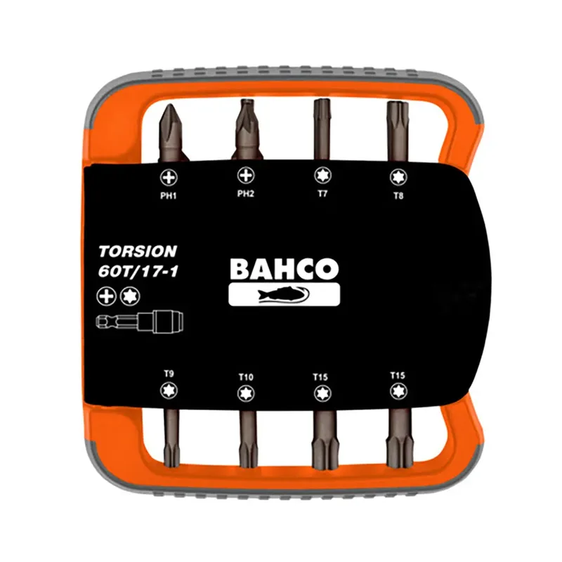 Ensemble De Bits De Couple De 1/4´´ Pour Vis Phillips Et Torx® 27 Mmx73 Mmx82 Mm 17 Unités de Bahco – image du produit