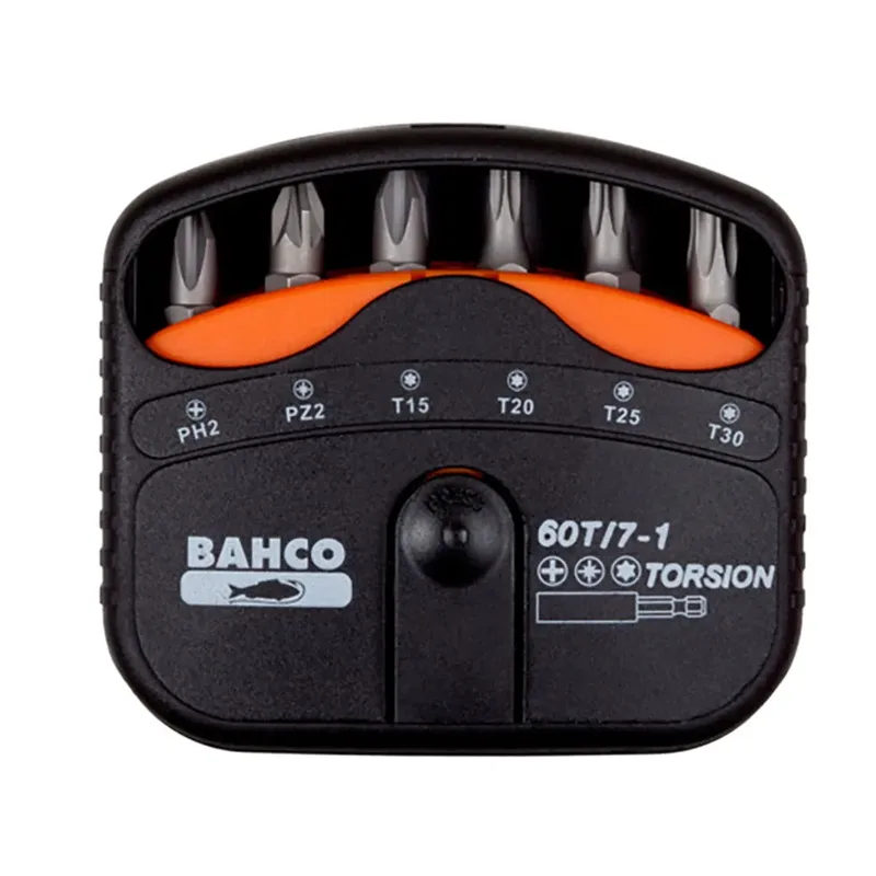 Bahco 1/4´´ Torque Bit Set Voor Phillips Pozidriv En Torx® Schroeven 22 Mmx65 Mmx75 Mm 7 Eenheden by Bahco – product image