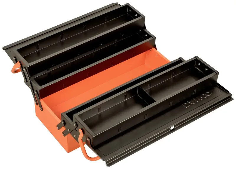 Bahco 1497MBF550 Boîte à outils vide métal noir/orange de Bahco – image du produit 2 sur 2