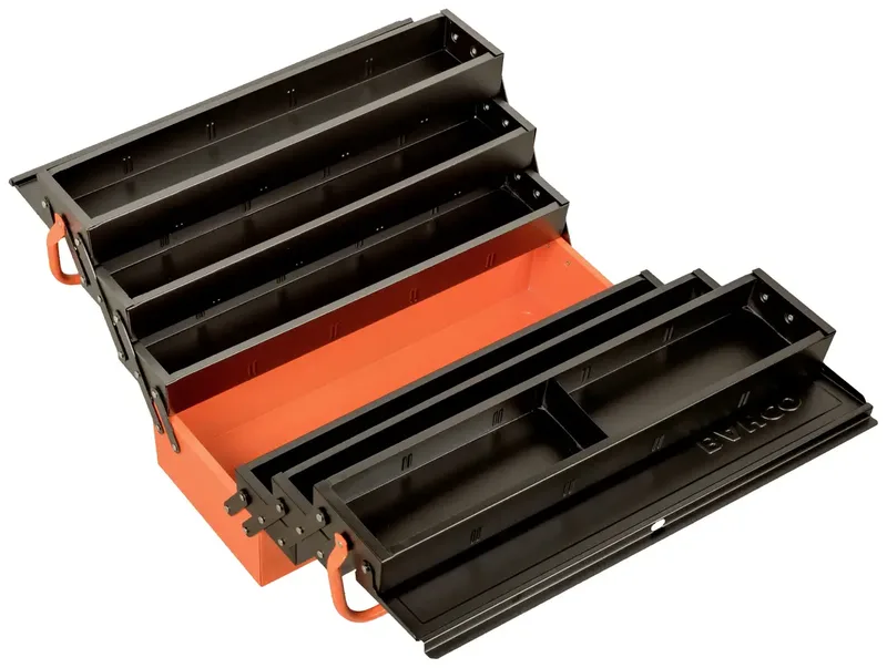 Bahco 1497MBF750 Boîte à outils vide métal noir/orange de Bahco – image du produit 2 sur 2