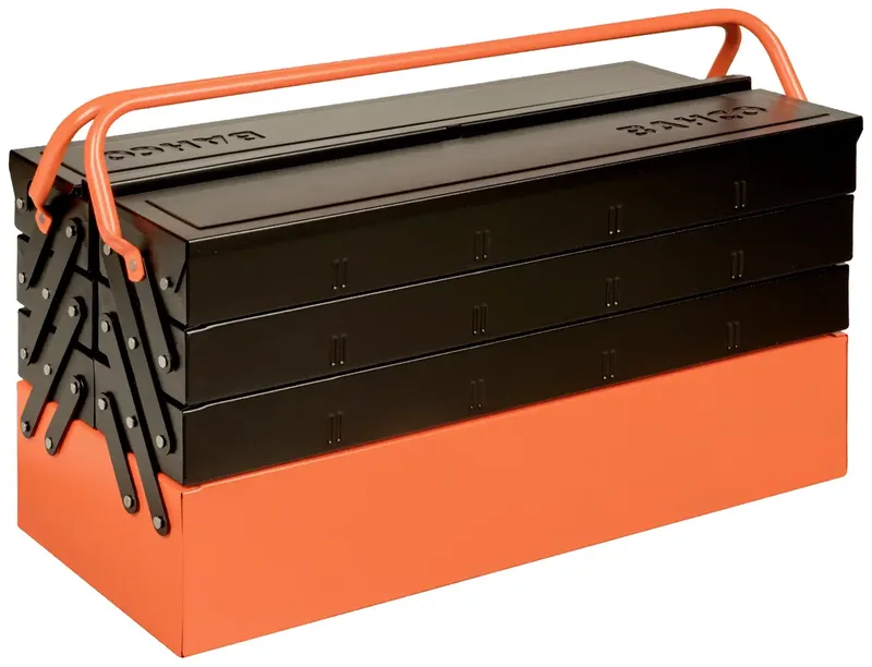Bahco 1497MBF750 Boîte à outils vide métal noir/orange de Bahco – image du produit 1 sur 2