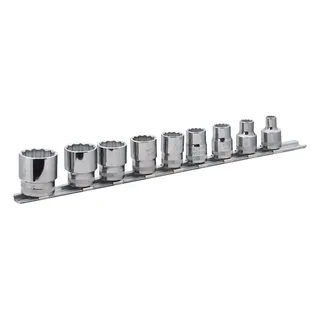 Bahco 3/8´´ Square And Metric Bi-hexagonal Profile-rail Dopsleutelset 9 Eenheden by Bahco – product image 2 of 2