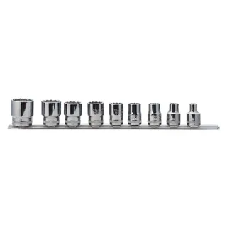 Bahco 3/8´´ Square And Metric Bi-hexagonal Profile-rail Dopsleutelset 9 Eenheden by Bahco – product image 1 of 2