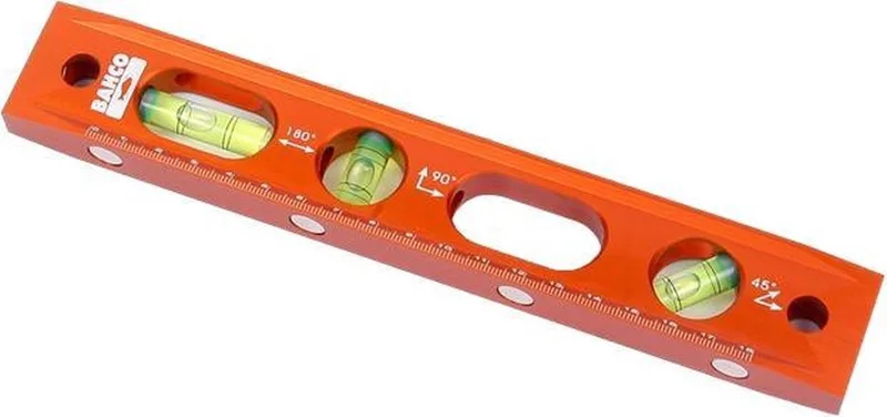 Bahco 426TOR9 Aluminium torpedo waterpas - extra sterk - magnetisch - 230mm by Bahco, Kleurloos – product image 1 of 4