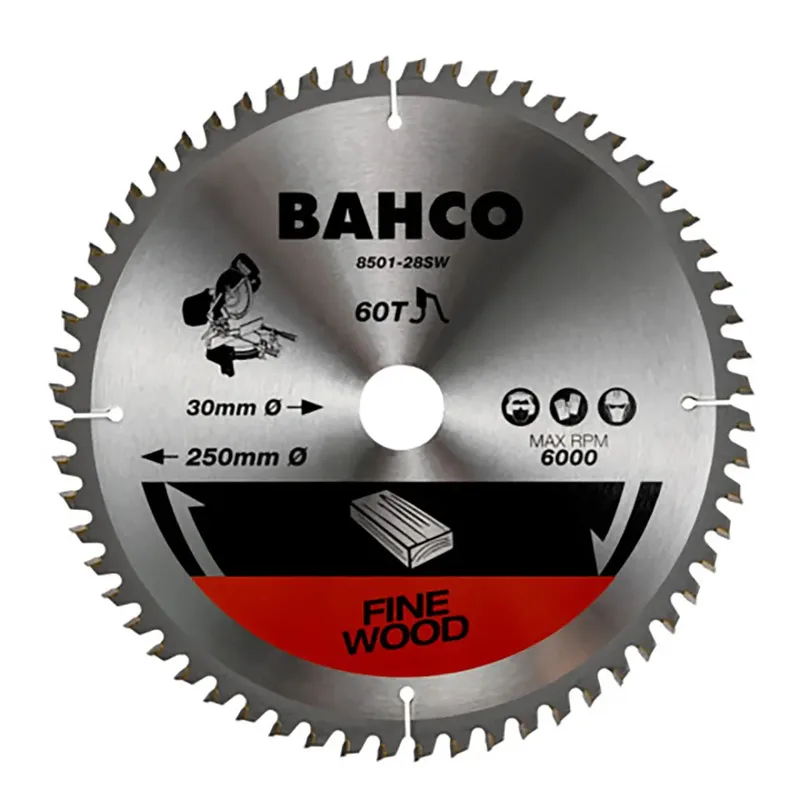 Bahco 48 Tanden 0° Fijne Tand Cement Carbide Getipt Cirkelzaagblad Voor Houtmaterialen 216 Mm van Bahco – productafbeelding