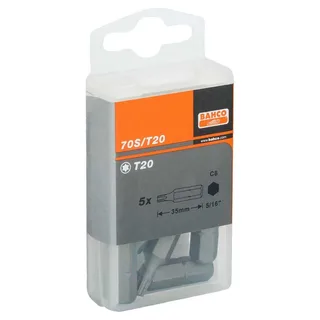 Embouts De Tournevis à Percussion 5/16´´ Pour Vis Torx® T27 35 Mm 5 Unités de Bahco – image du produit 5 sur 6