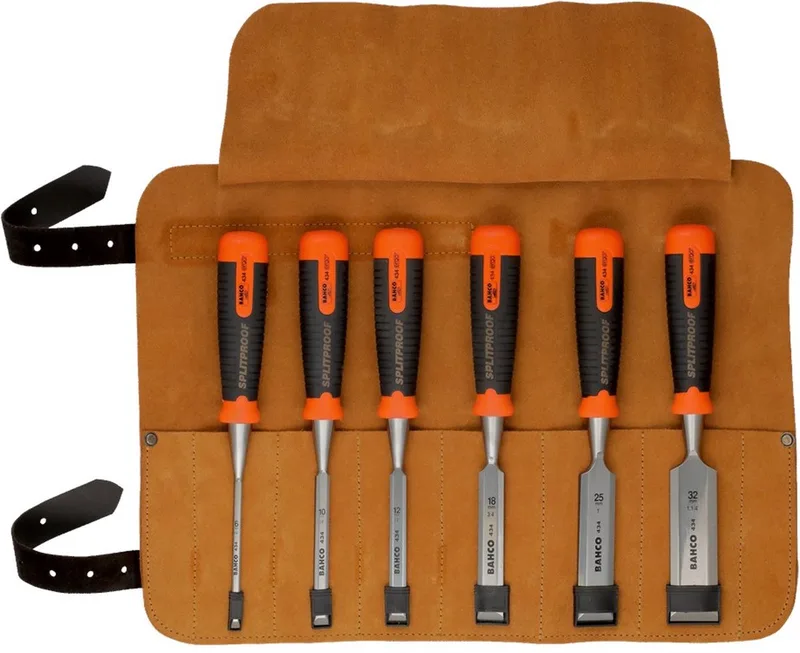 Bahco 6-32mm 6-delig Steekbeitelset ERGO™ Splitproof 434 - 434-S6-LR by Bahco – product image