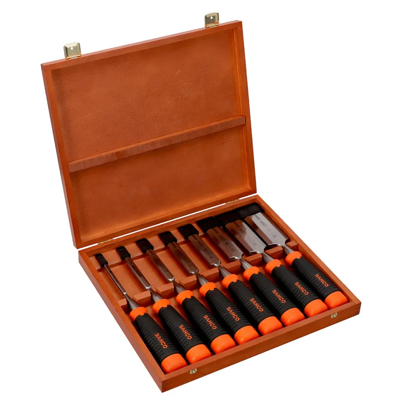 Bahco 8-delig steekbeitelset in houten kist - 434 ERGO™ - 434-S8-EUR de Bahco – image du produit 1 sur 2