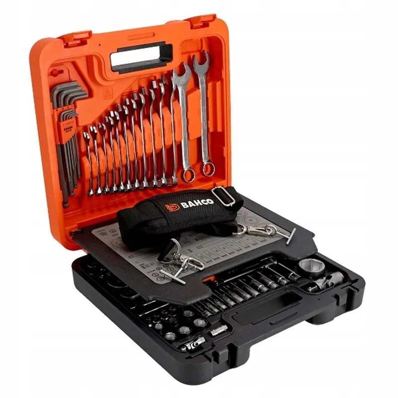 Bahco 98-delige Doppenset & Accessoires 1/4" & 1/2" S98MC1H von Bahco, Schwarz – Produktbild