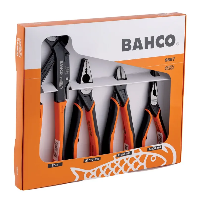 Jeu De Pinces Ergo™ 4 Unités de Bahco – image du produit 3 sur 4